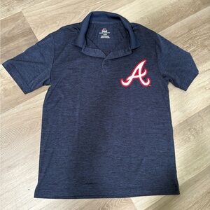 Majestic cool base Atlanta Braves Polo Shirt
